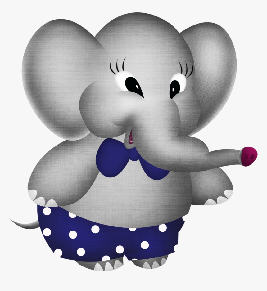Cartoon Cute Baby Elephant, HD Png Download