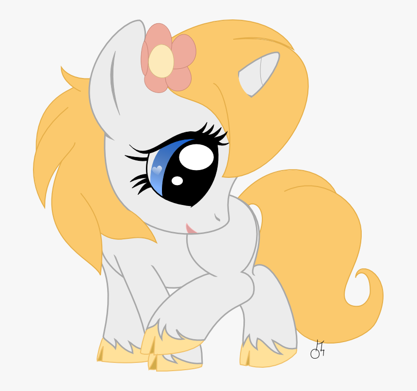 Kitten Drawing Unicorn - Cute Unicorn Baby Drawing, HD Png Download