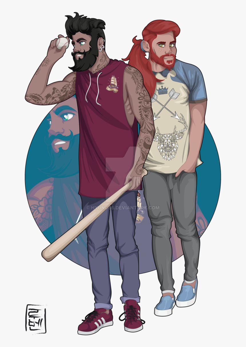 Erling And Sealgair, HD Png Download