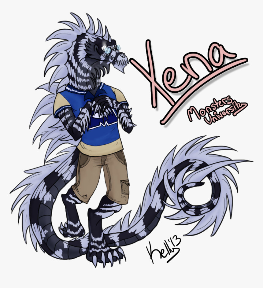 Monsters University - Xena - Cartoon, HD Png Download