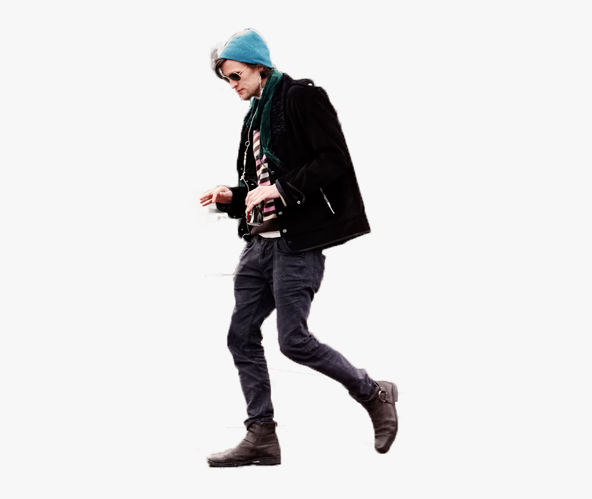 Man Walking Png - Hipster Walking Png, Transparent Png
