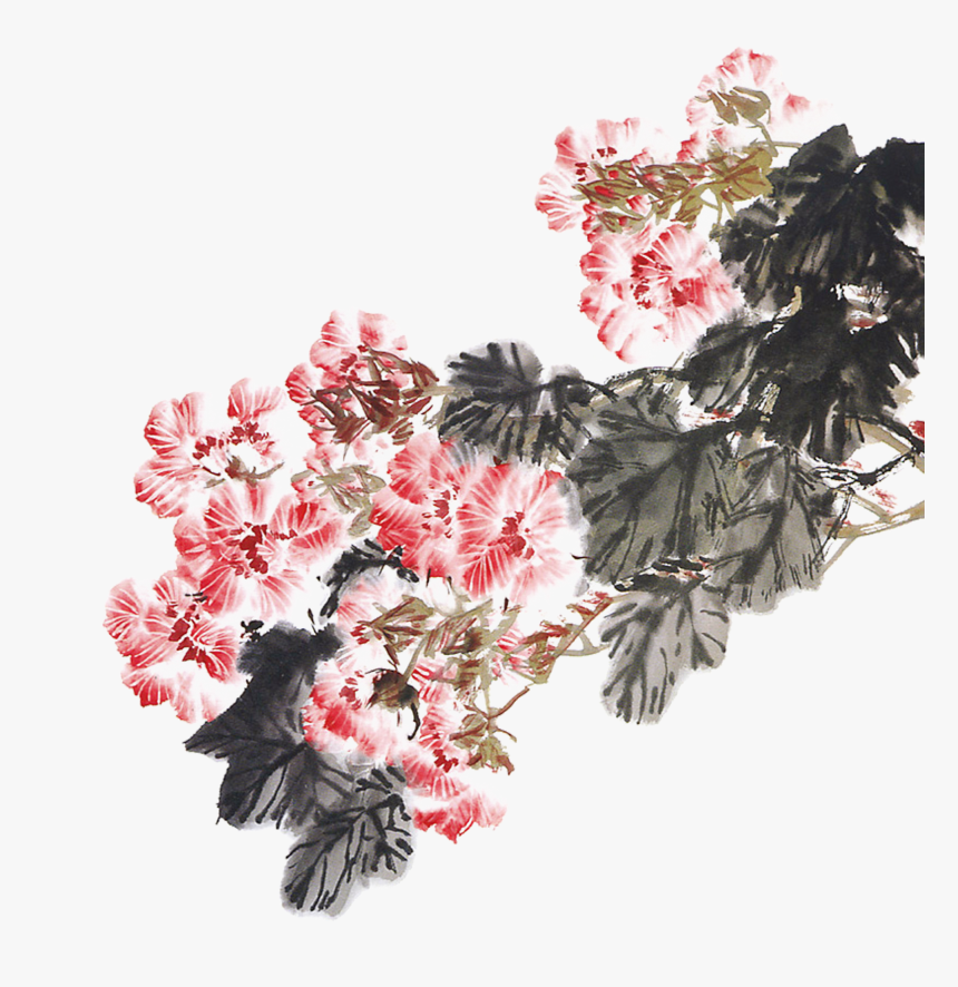牡丹 素材 中國 風, HD Png Download