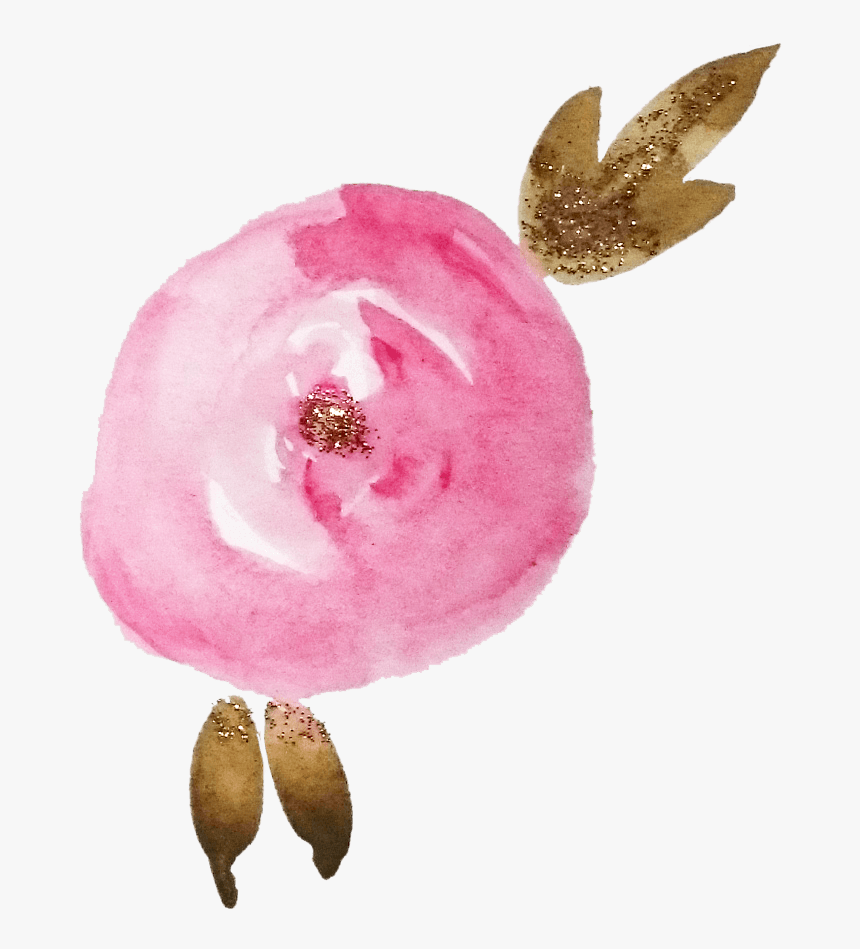 中国风荷花水彩画 - Root Vegetable, HD Png Download