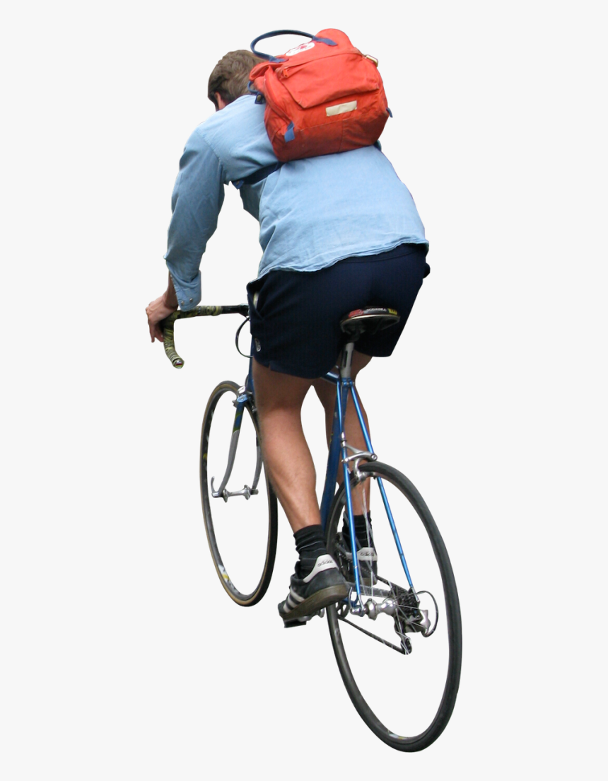 People On Bicycle Png, Transparent Png