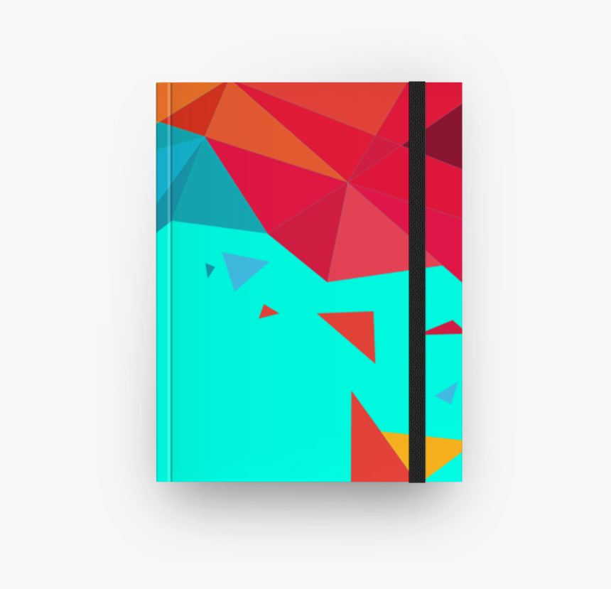 Caderno Triângulos Coloridos De Pedro Aquinona - Graphic Design, HD Png Download