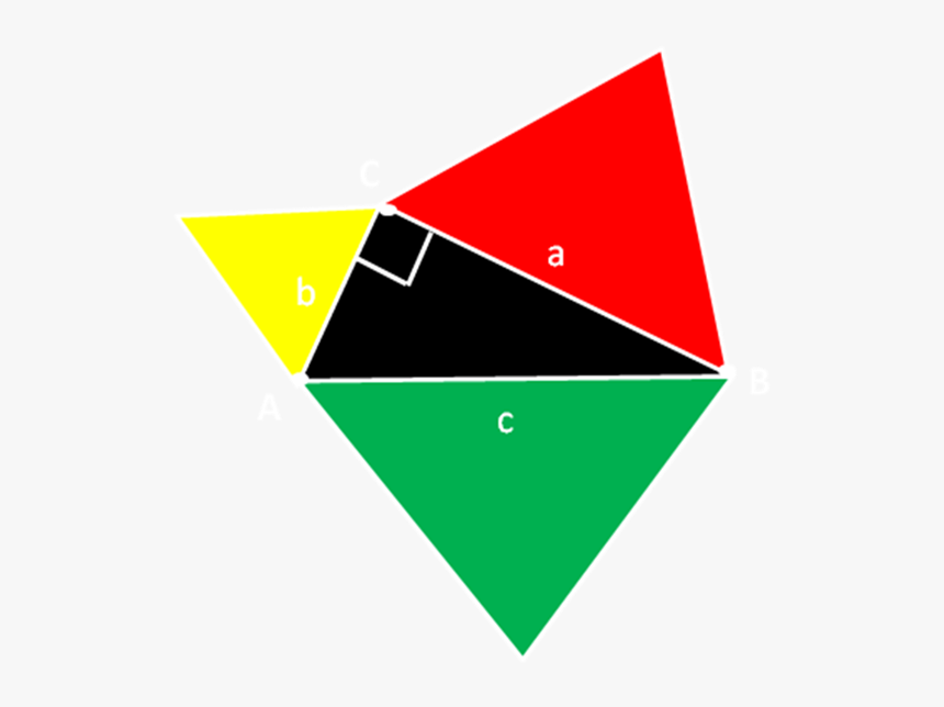 Teorema De Pitagoras Con Triangulos Equilateros Hd Png Download