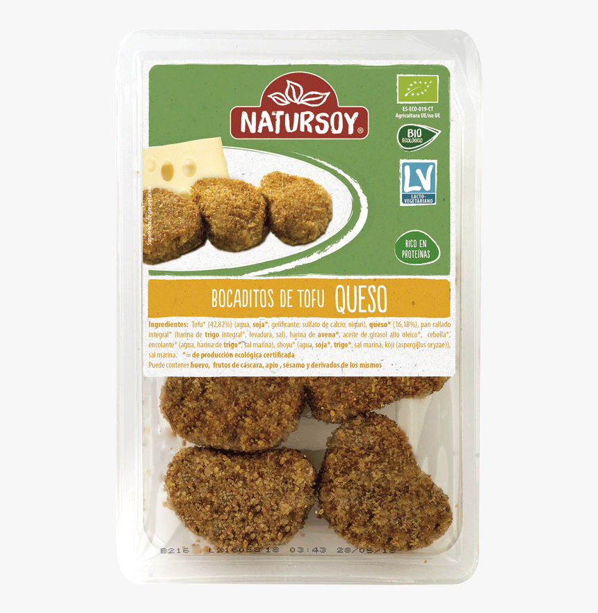 Bocaditos De Tofu Y Queso Rebozados - Bocaditos De Tofu Y Queso Natursoy, HD Png Download
