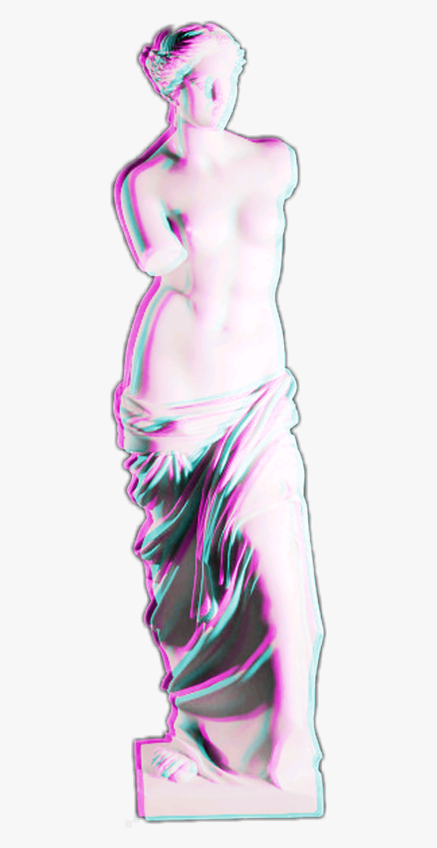#vaporwave #aesthetic #statue #ftestickers - Girl, HD Png Download