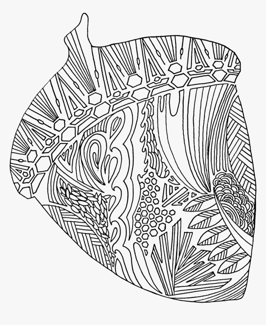 Adult Colouring Pages Png, Transparent Png