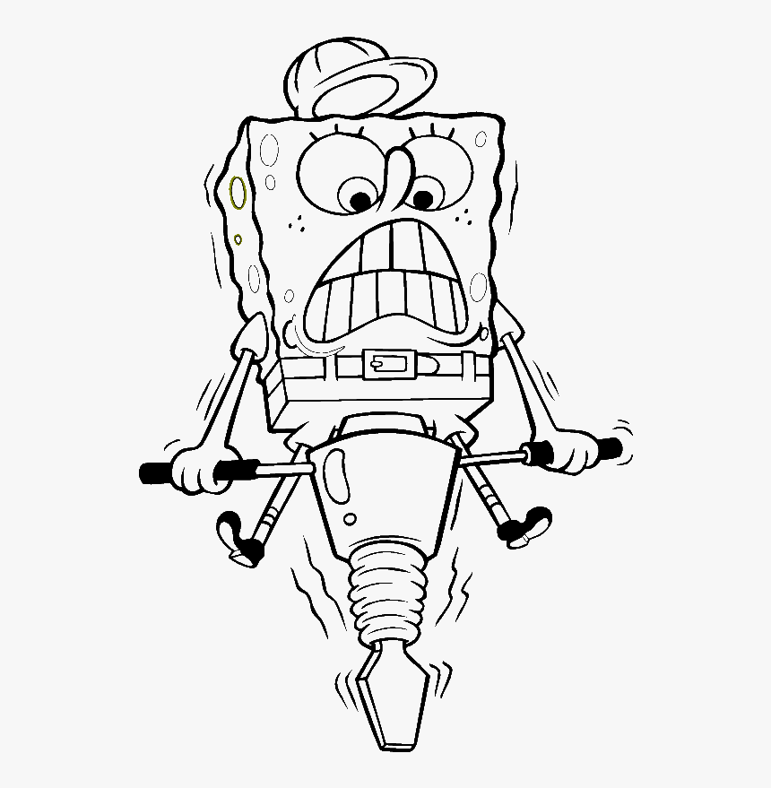 Drawing Page Hard Spongebob, HD Png Download , Transparent Png Image