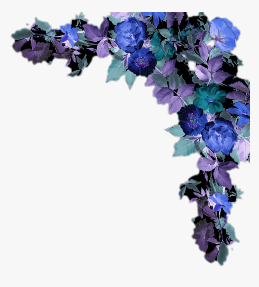 #flower Border - Artificial Flower, HD Png Download
