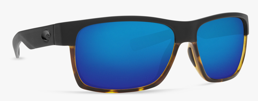 Costa Del Mar Half Moon Sunglasses In Black/shiny Tort, - Aviator Sunglass, HD Png Download