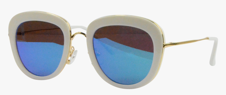 White Glasses Frame - Reflection, HD Png Download