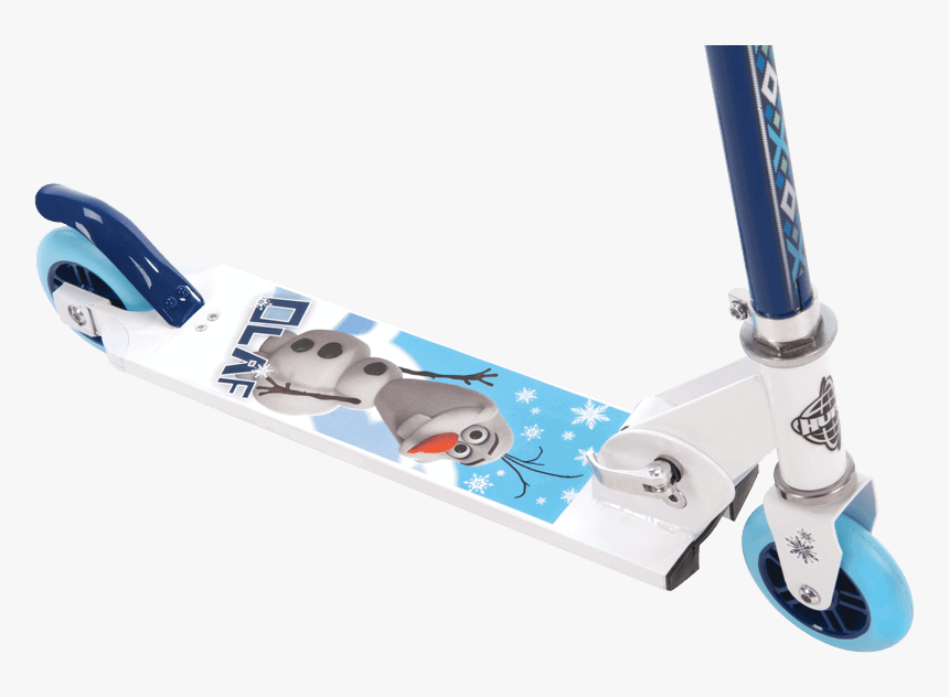 Disney Frozen Inline Folding 2-wheel Olaf Scooter - Scooter, HD Png Download