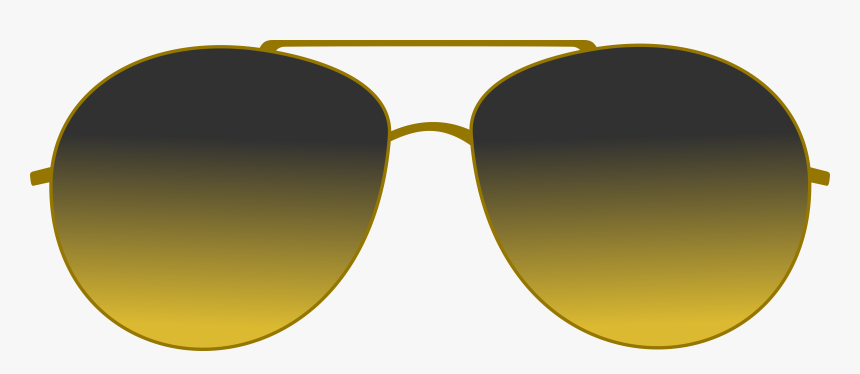 Aviator Sunglasses Clip Art, HD Png Download