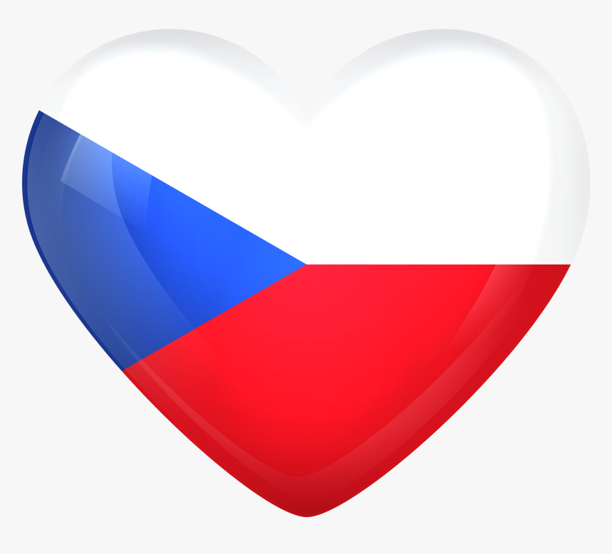 Large Images Of Happy New Year 2020 Beach - Czech Republic Flag Heart, HD Png Download