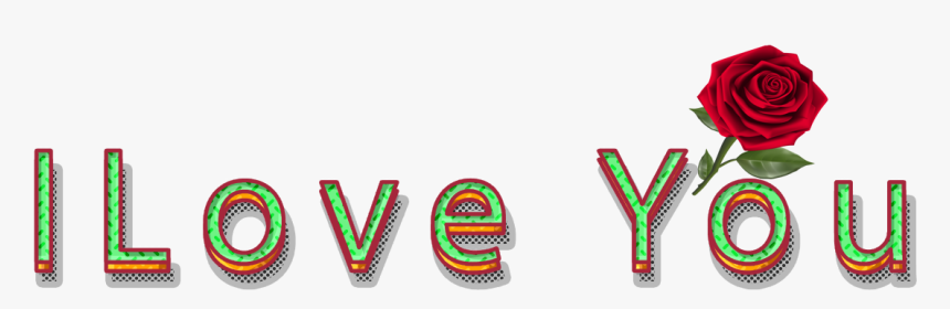 I Love You Png Pictures - Floribunda, Transparent Png