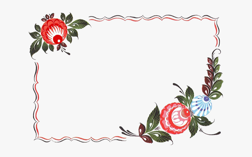 021 - Городецкая Роспись Фон, HD Png Download