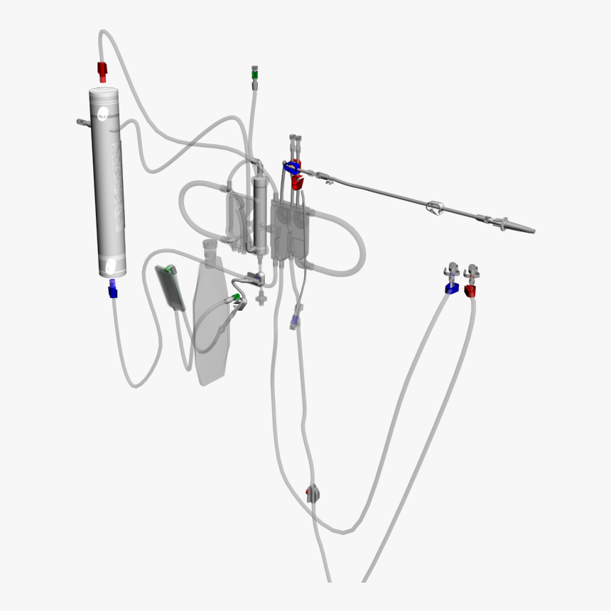 Technical 3d Product Illustration Of Dialysis Machine - Wire, HD Png Download