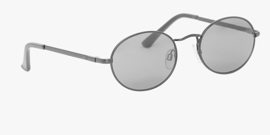 Oval Metal Sunglasses In Colour Meteorite - Oval, HD Png Download