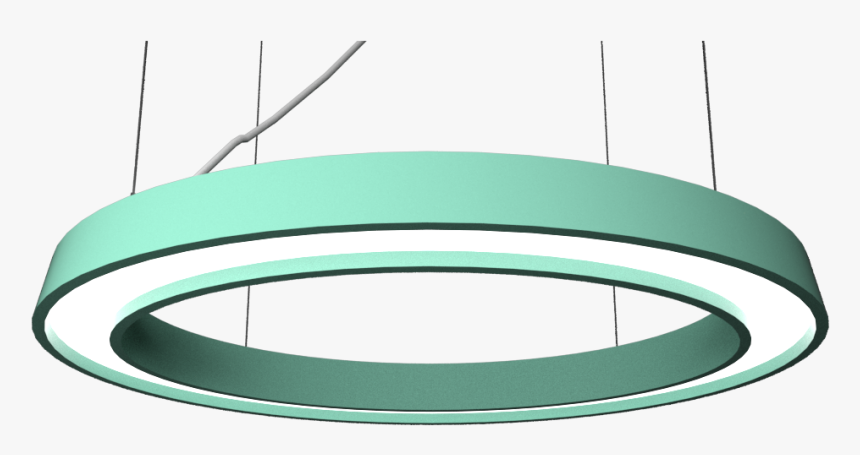 Pendant Lamp Anel Oval Cônico - Circle, HD Png Download