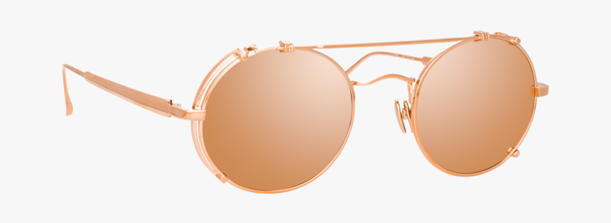 Jimi Oval Sunglasses In Rose Gold - Bronze, HD Png Download