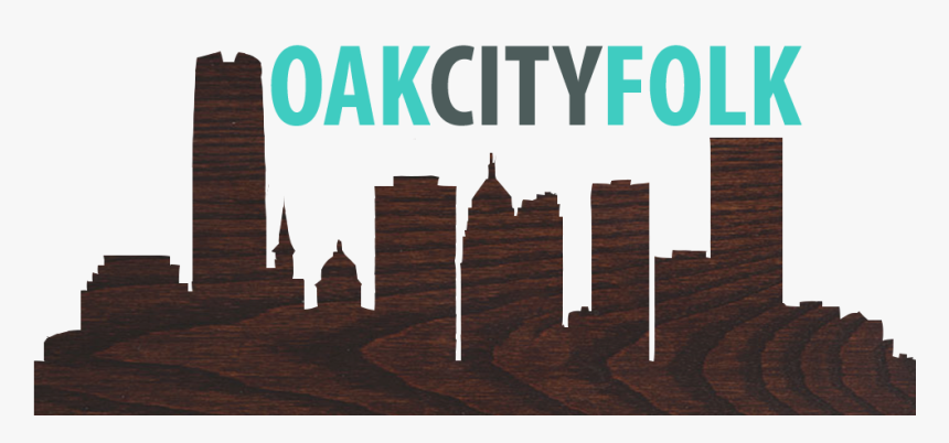 Oak City Folk - Oklahoma City Skyline Silhouette, HD Png Download