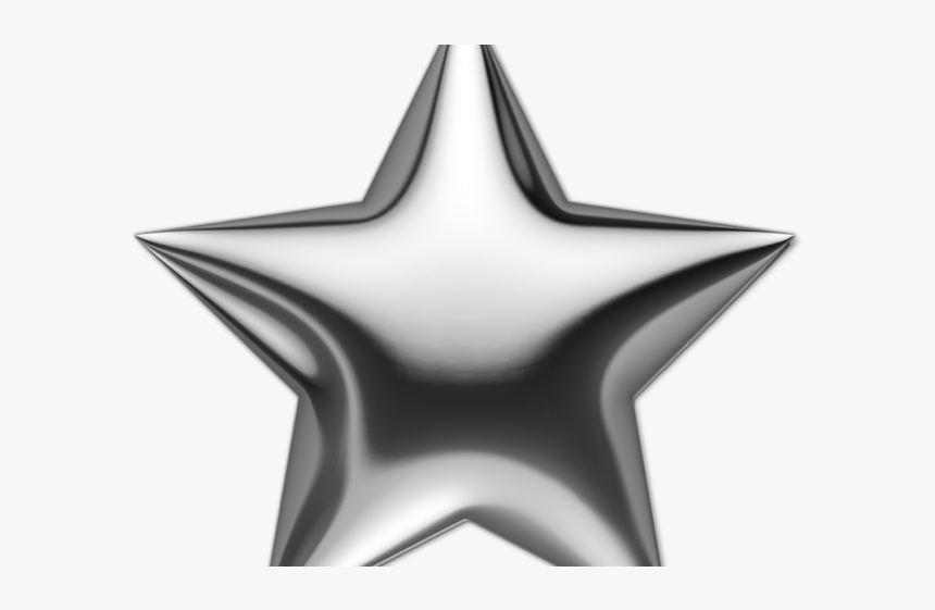 Clipart Silver Png Star, Transparent Png
