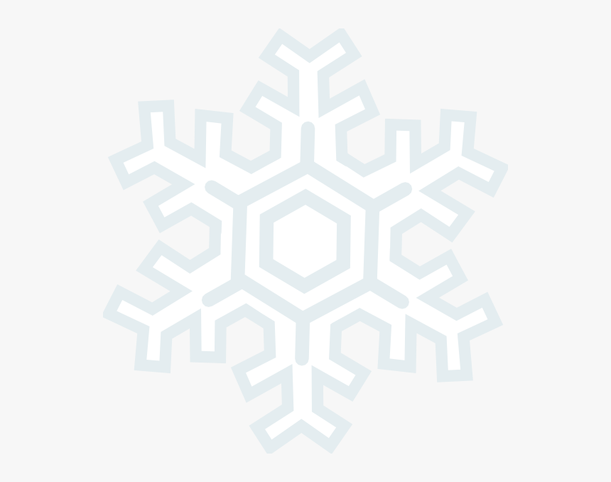 Light Blue Snowflake Clipart Banner Black And White Snowflake