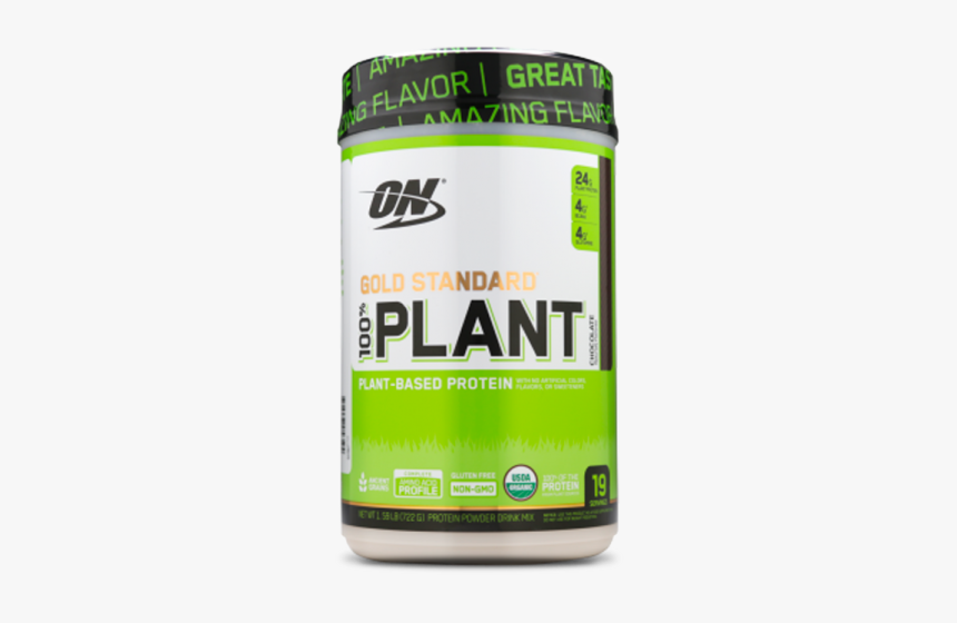 Gold Standard 100% Plant-based Protein By Optimum Nutrition - Energy Drink, HD Png Download