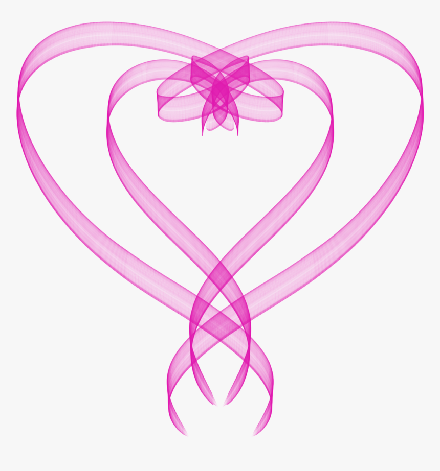 Heart Hearts Ribbons Free Photo - Corazones Y Cintas Png, Transparent Png