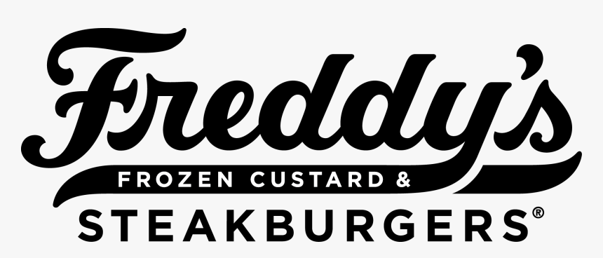Freddy S Primary Script Logo Black - Freddy's Burgers Logo, HD Png Download