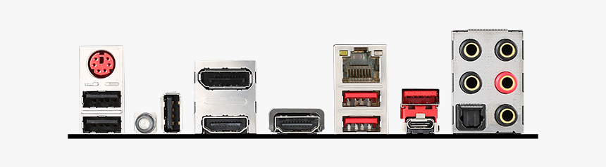 Msi Z270 Gaming M7 Usb Ports, HD Png Download