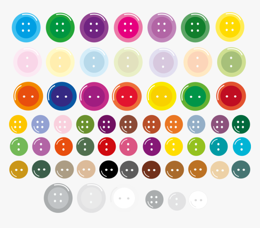 Button Transparent Background - Le Corbusier Architectural Polychromy, HD Png Download