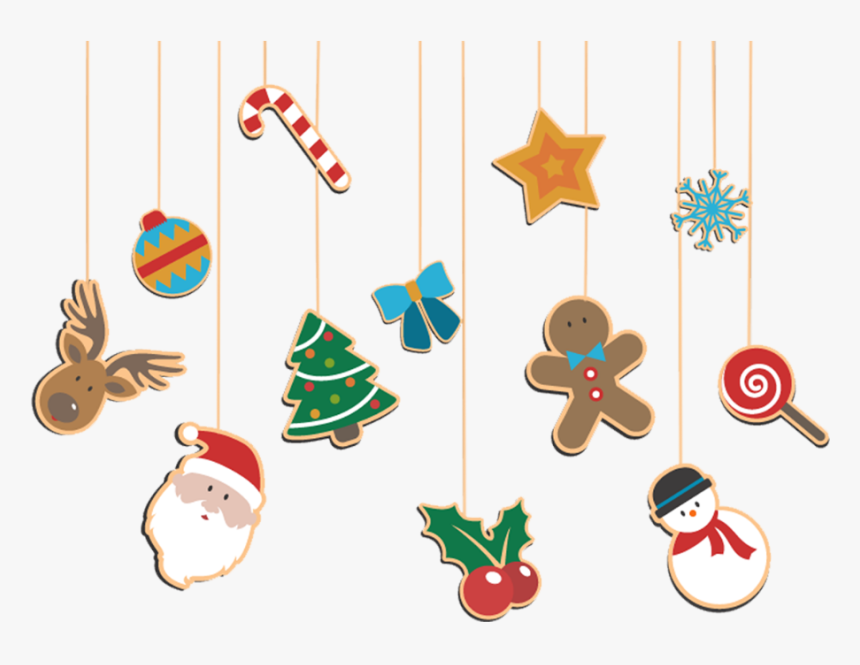 #hanging #christmas #holiday #decoration - Transparent Frame Christmas Border Cute, HD Png Download