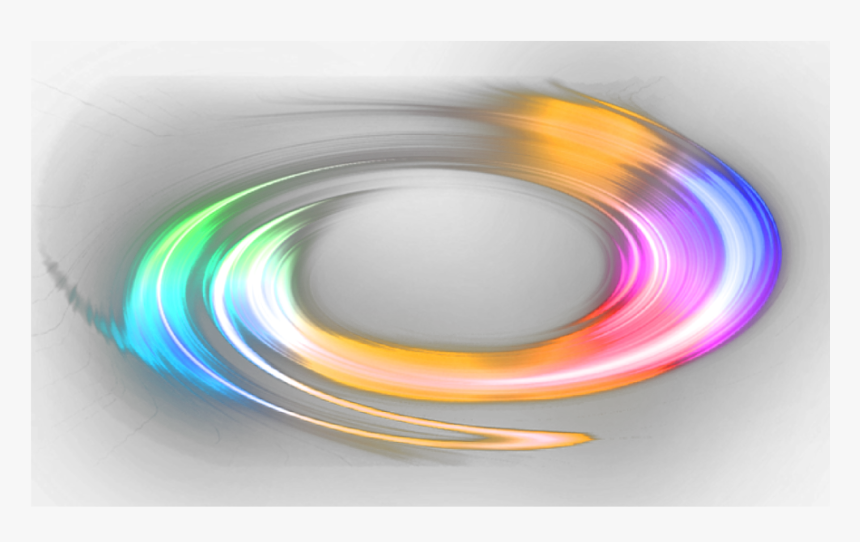 #ftestickers #effect #overlay #circle #neon #luminous - Circle, HD Png Download