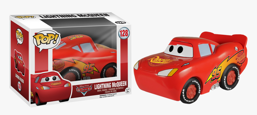 Mcqueen Pop Vinyl Figure - Lightning Mcqueen Funko Pop, HD Png Download