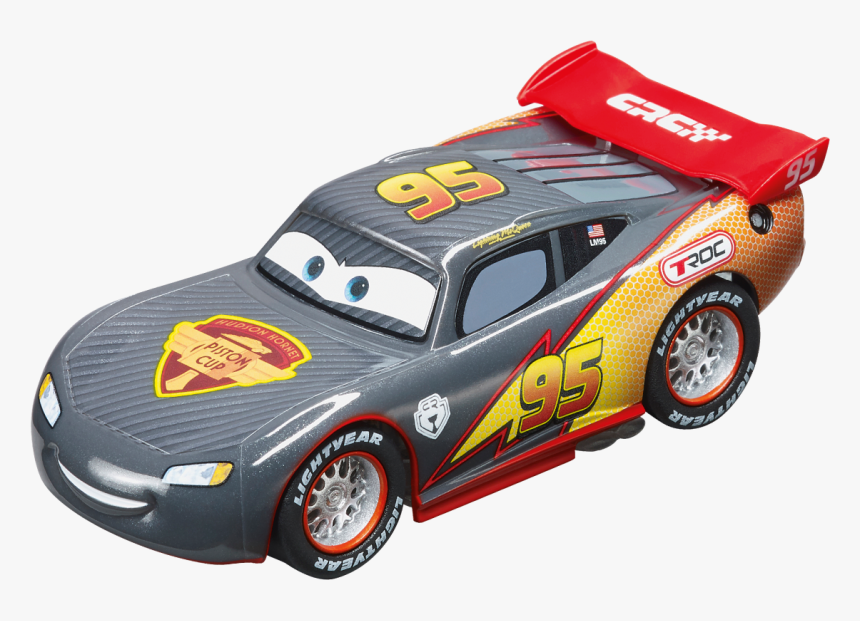 Carrera 64050 Lightning Mcqueen-carbon - Cars Carrera Go Carbon Lightning Mcqueen, HD Png Download