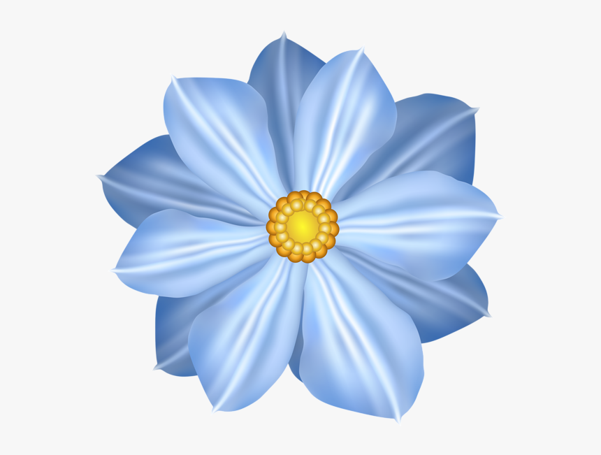 Green Flower Clipart, HD Png Download