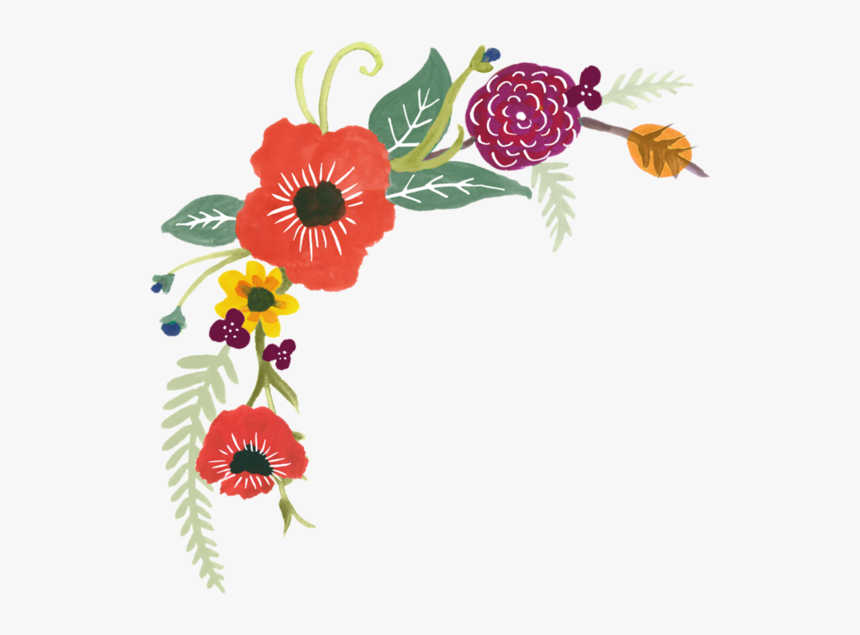 Floral Design For Word, HD Png Download