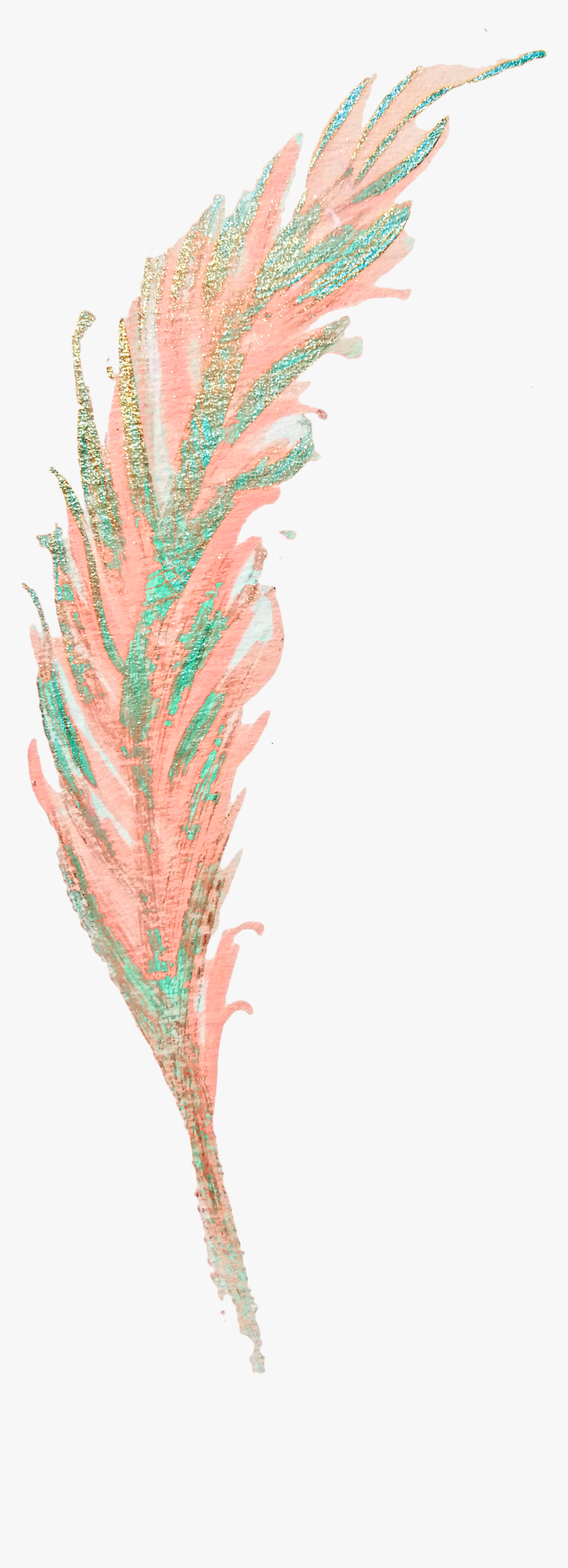 #feather #featherwreath #bohemian #boho #colourful - Clip Art, HD Png Download