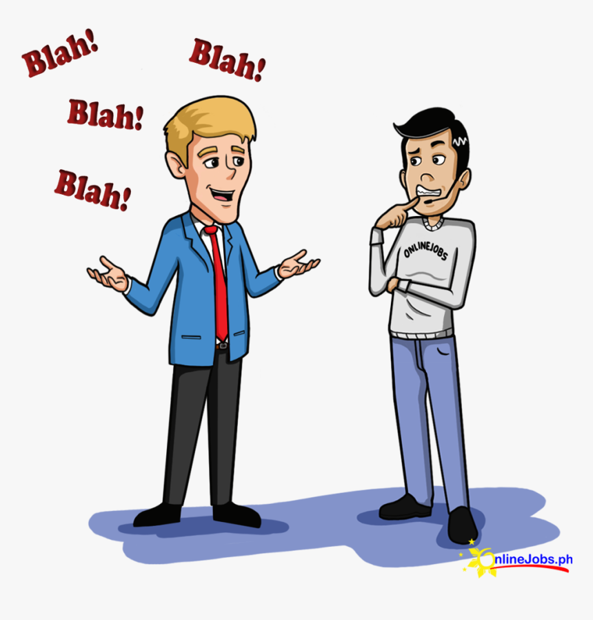 Blah Bah - Transparent Cartoon Conversation, HD Png Download