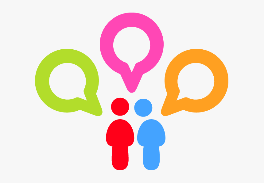 Cc Icons Color Conversations Large - People Talking Colour Icon, HD Png Download