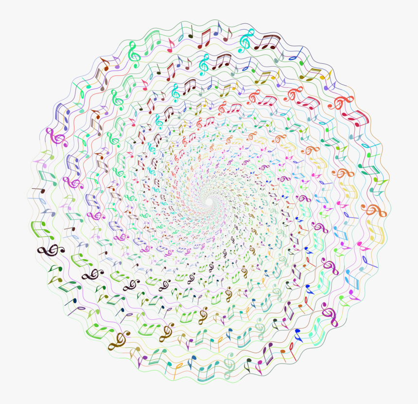 Drawing Line Art Musical Note Musical Theatre Circle - Musician Note Bg Png, Transparent Png