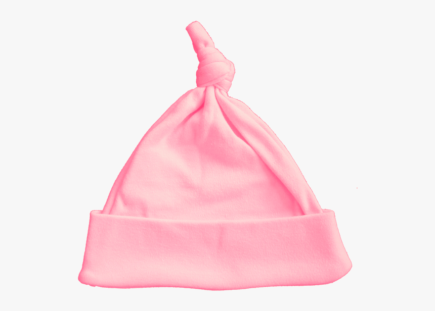 Baby Blanks 100% Cotton Pink Baby Knot Hats - Baby Bonnet Png Transparent, Png Download