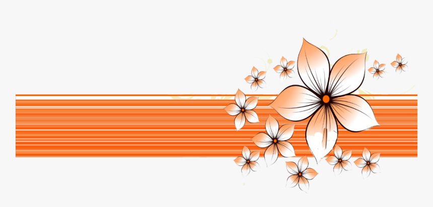 Mq Orange Flowers Border Borders Powerpoint Background Png Transparent Png Transparent Png Image Pngitem