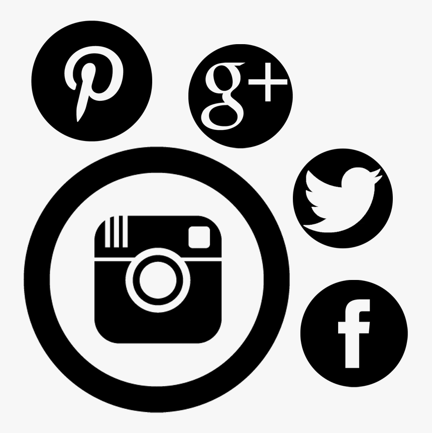 Round Social Media Icon Png, Transparent Png