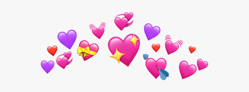 Heart Crown I Made For Anyone To Use - Corona De Corazones Png, Transparent Png