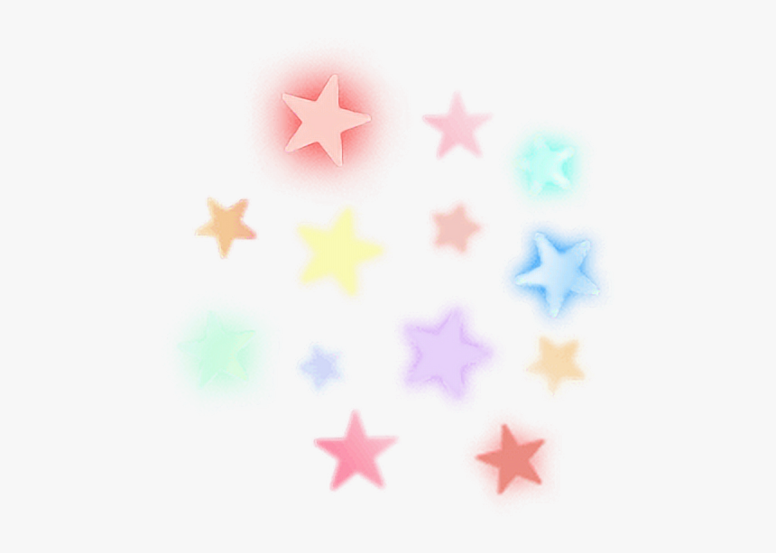 #star #lightning #colorful #starlight #luminous #sparkling #rainbow - Star, HD Png Download
