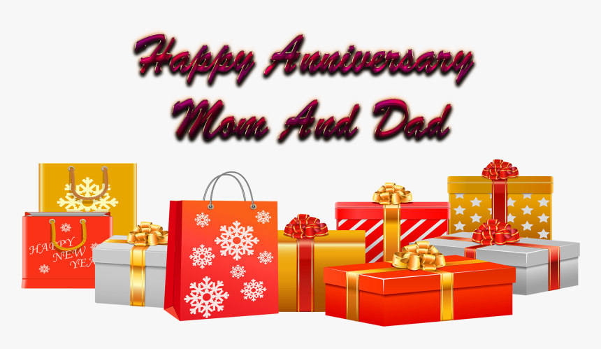 Happy Anniversary Mom And Dad Png Free Image Download - New Year Png Background, Transparent Png